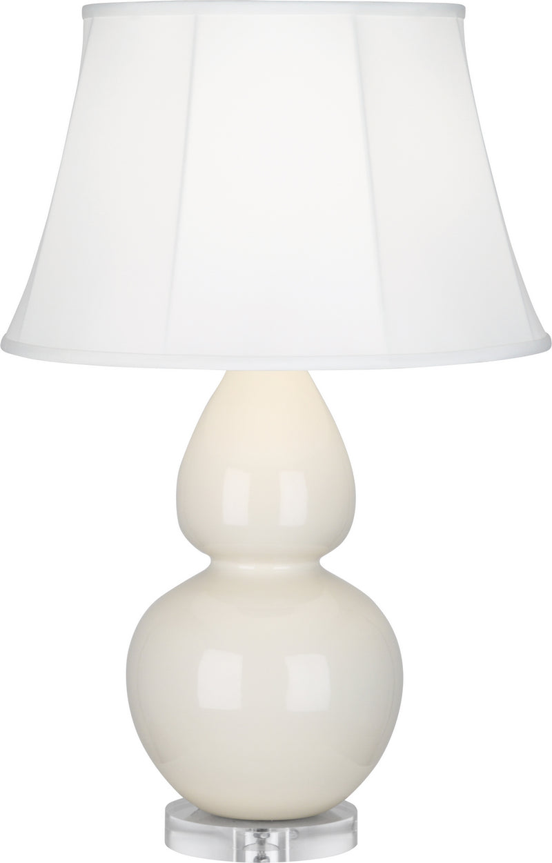 Robert Abbey (A756) Double Gourd Table Lamp with Lucite Base