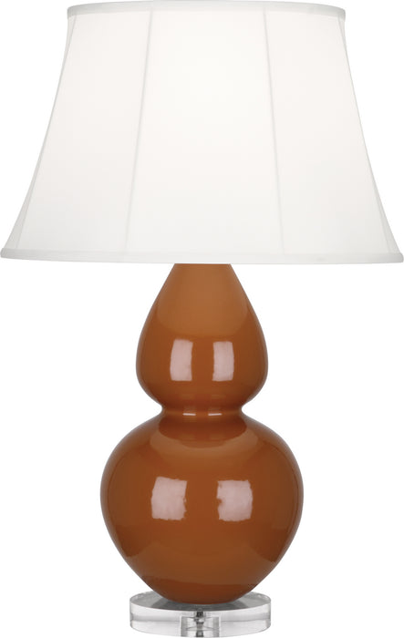 Robert Abbey (A759) Double Gourd Table Lamp with Lucite Base