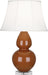 Robert Abbey (A759) Double Gourd Table Lamp with Lucite Base