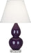 Robert Abbey (A767X) Small Double Gourd Accent Lamp with Pearl Dupioni Fabric Shade