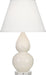 Robert Abbey (A776X) Small Double Gourd Accent Lamp with Pearl Dupioni Fabric Shade