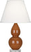 Robert Abbey (A779X) Small Double Gourd Accent Lamp with Pearl Dupioni Fabric Shade