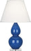 Robert Abbey (A782X) Small Double Gourd Accent Lamp with Pearl Dupioni Fabric Shade