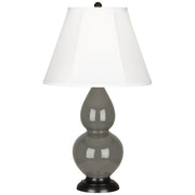 Robert Abbey (CR11) Small Double Gourd Accent Lamp with Ivory Stretched Fabric Shade