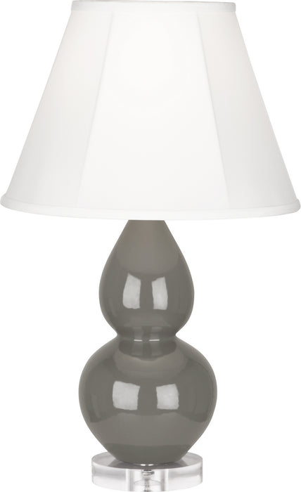 Robert Abbey (CR13) Small Double Gourd Accent Lamp with Ivory Stretched Fabric Shade