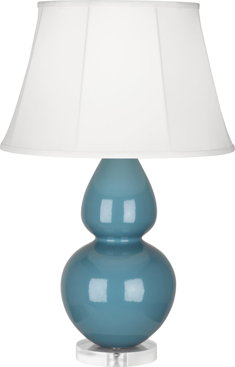 Robert Abbey (OB23) Double Gourd Table Lamp with Lucite Base