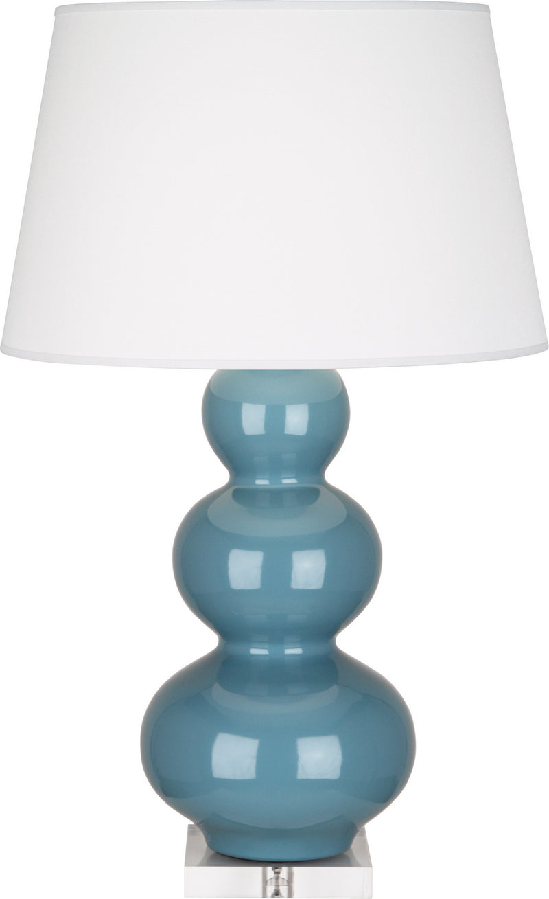 Robert Abbey (OB43X) Triple Gourd Table Lamp with Lucite Base