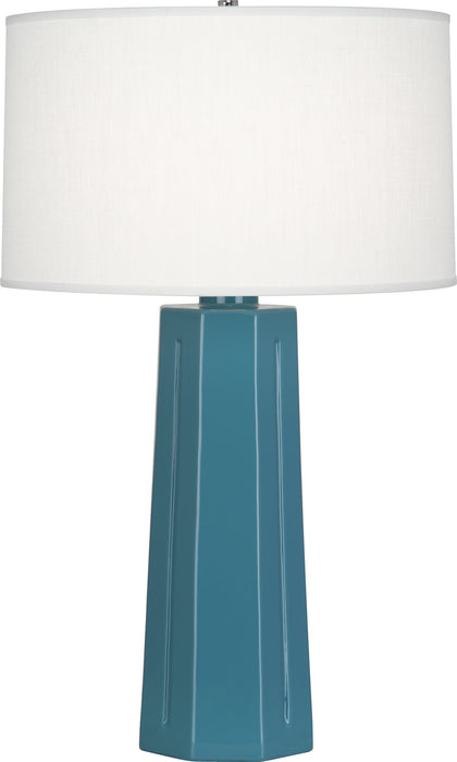 Robert Abbey (OB960) Mason Table Lamp with Oyster Linen Shade
