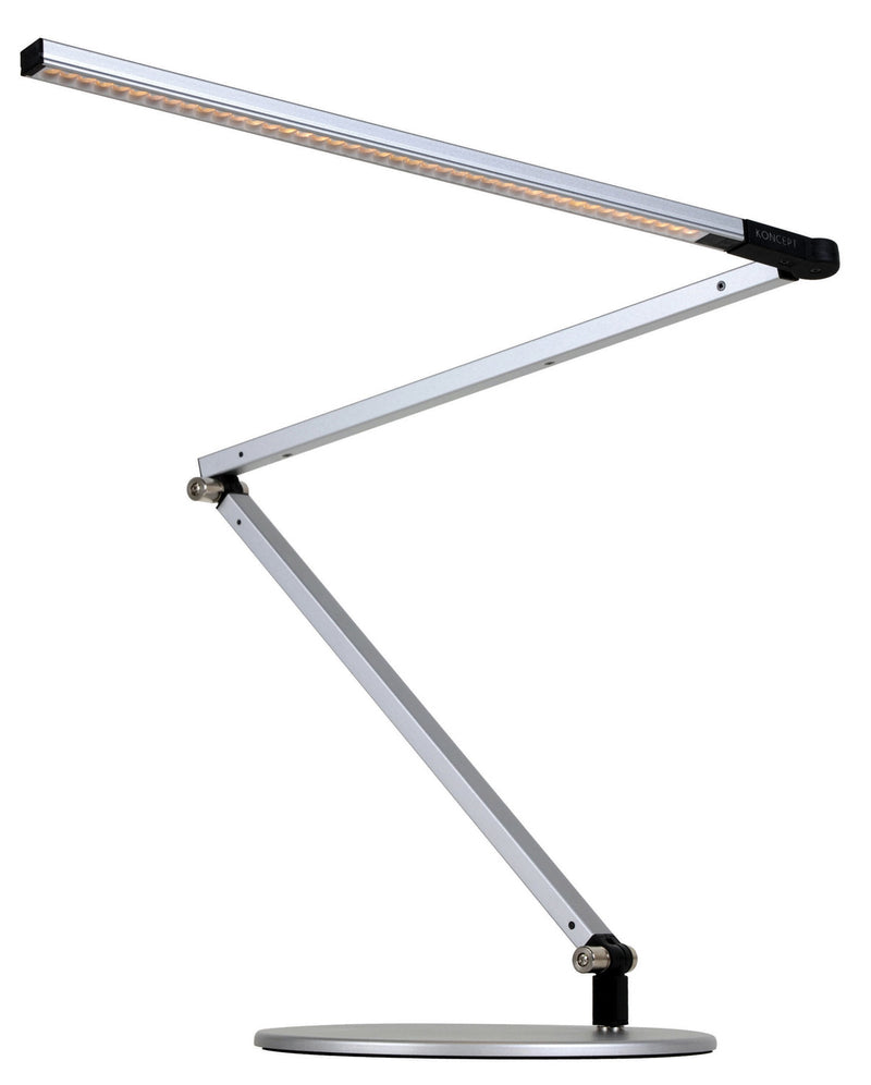 Z-Bar Desk Lamp in Silver - Lamps Expo