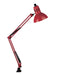 Swing Arm Lamp in Red, E27, CFL 23W