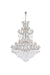 Maria Theresa 85-Light Chandelier in Chrome with Clear Royal Cut Crystal