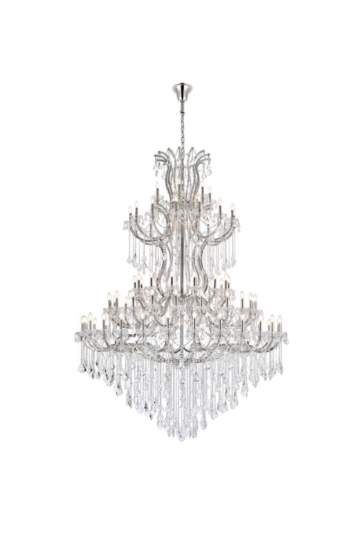 Maria Theresa 85-Light Chandelier in Chrome with Clear Royal Cut Crystal