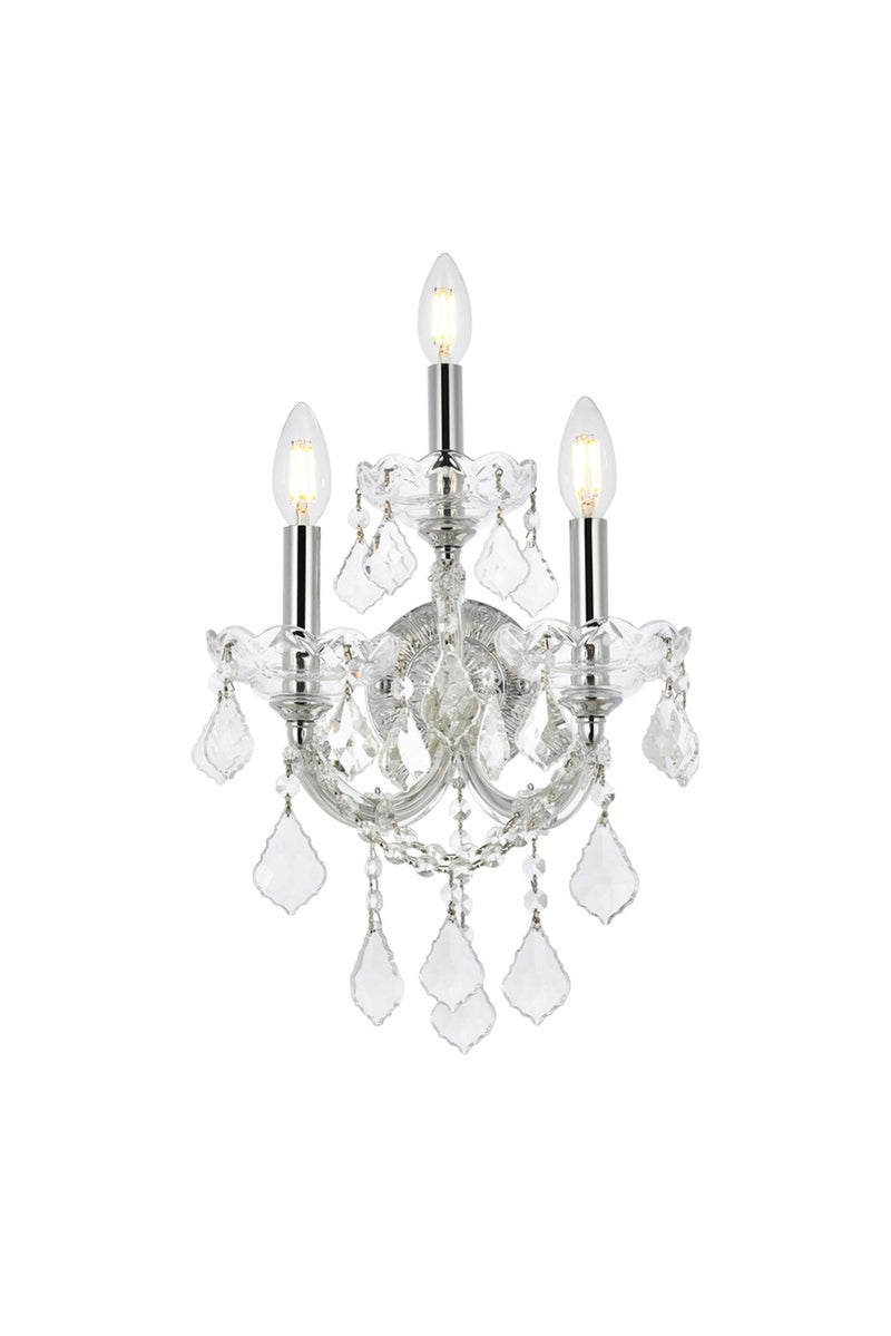 Maria Theresa 3-Light Wall Sconce - Lamps Expo