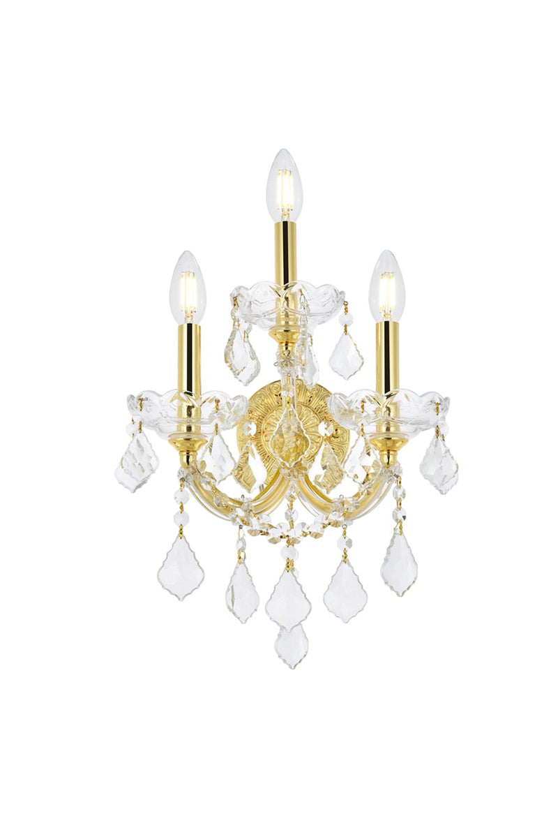 Maria Theresa 3-Light Wall Sconce - Lamps Expo