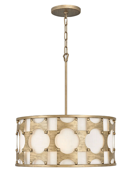 Carter Medium Drum Chandelier in Burnished Gold