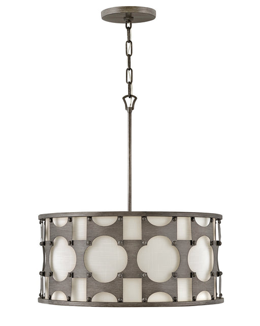 Carter Medium Drum Chandelier in Weathered Bronze