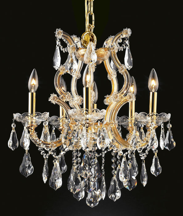 Maria Theresa 6-Light Chandelier - Lamps Expo