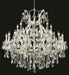 Maria Theresa 24-Light Chandelier in Chrome with Clear Royal Cut Crystal