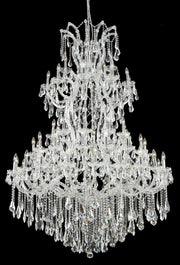 Maria Theresa 61-Light Chandelier in Chrome with Clear Royal Cut Crystal