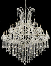 Maria Theresa 49-Light Chandelier in Chrome with Clear Royal Cut Crystal