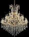 Maria Theresa 49-Light Chandelier in Gold with Clear Royal Cut Crystal