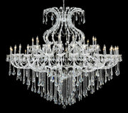 Maria Theresa 49-Light Chandelier in Chrome with Clear Royal Cut Crystal