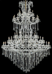 Maria Theresa 85-Light Chandelier in Chrome with Clear Royal Cut Crystal