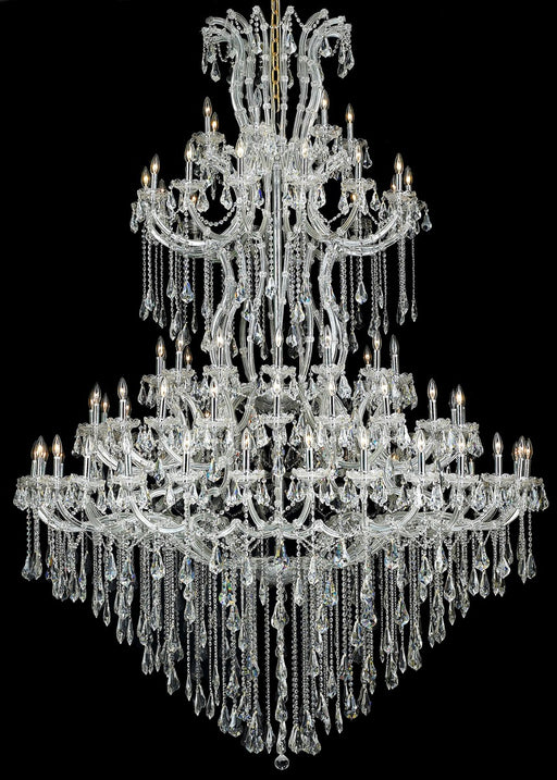 Maria Theresa 85-Light Chandelier in Chrome with Clear Royal Cut Crystal