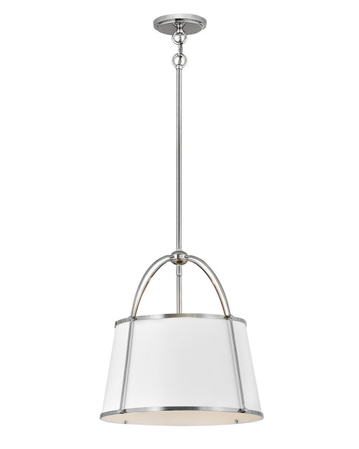 Clarke Medium Pendant in Polished Nickel