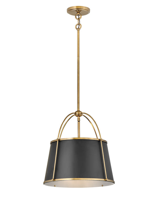 Clarke Medium Pendant in Warm Brass