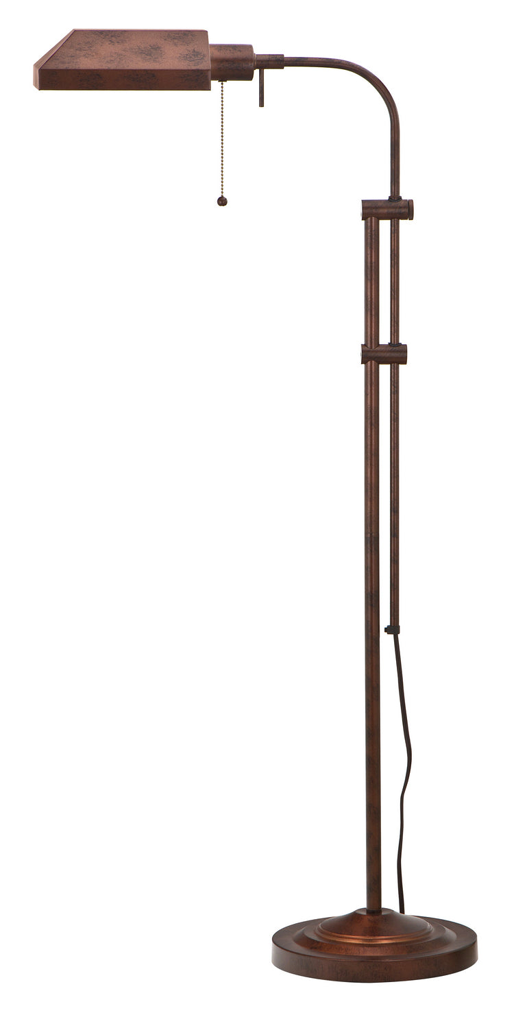 Pharmacy One Light Floor Lamp In Rust
