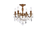 Rosalia 4-Light Flush Mount - Lamps Expo