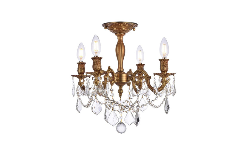 Rosalia 4-Light Flush Mount - Lamps Expo