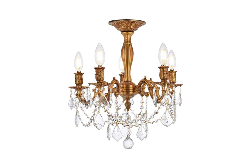 Rosalia 5-Light Flush Mount - Lamps Expo