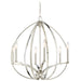 Tilbury 6-Light Chandelier in Polished Nickel - Lamps Expo
