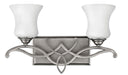 Brooke Two Light Vanity in Antique Nickel