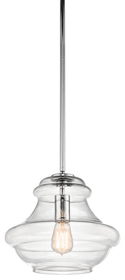 Everly Pendant 1-Light in Chrome