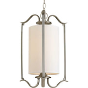 Inspire 1-Light Large Foyer Pendant in Brushed Nickel