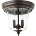 Ashmore 2-Light Close-to-Ceiling in Antique Bronze