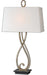 Uttermost's Ferndale Scroll Metal Lamp Designed by David Frisch