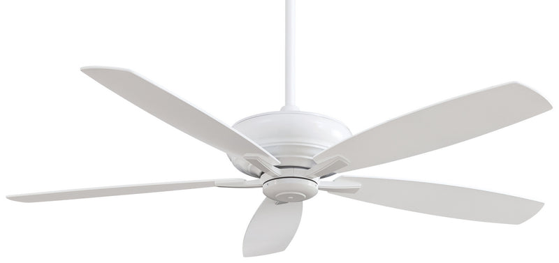 Kola-Xl 60" Ceiling Fan in White