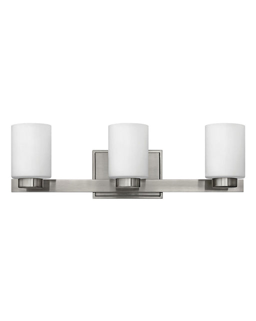 Miley Three Light Vanity in Brushed Nickel