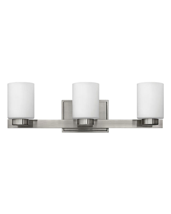 Miley Three Light Vanity in Brushed Nickel