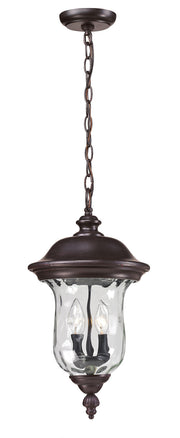 Armstrong 2 Light Outdoor Chain Light in Rubbed Bronze