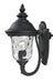 Armstrong 1 Light Outdoor Wall Light in Black
