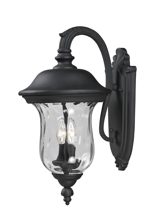 Armstrong 2 Light Outdoor Wall Light in Black