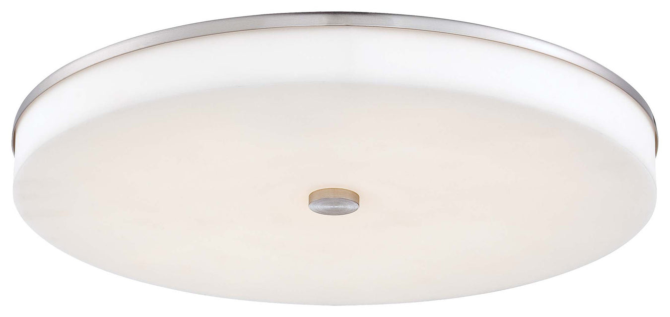 U.H.O. LED Wall Sconce/ Flush Mount in Brushed Nickel - Lamps Expo