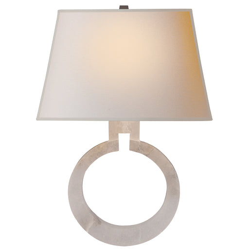 Ring One Light Wall Sconce in Alabaster