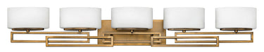 Lanza Five Light Vanity in Brushed Bronze
