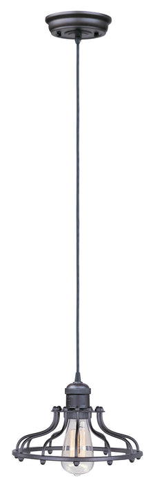 Mini Hi-Bay 1-Light Cord Pendant in Bronze - Lamps Expo